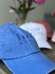 Blue Vintage sapka - koptatott kék színben