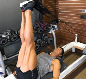 Cristiano Ronaldo pilates közben